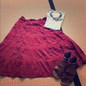 Silk skirt from Calypso Christians Celle, Medium